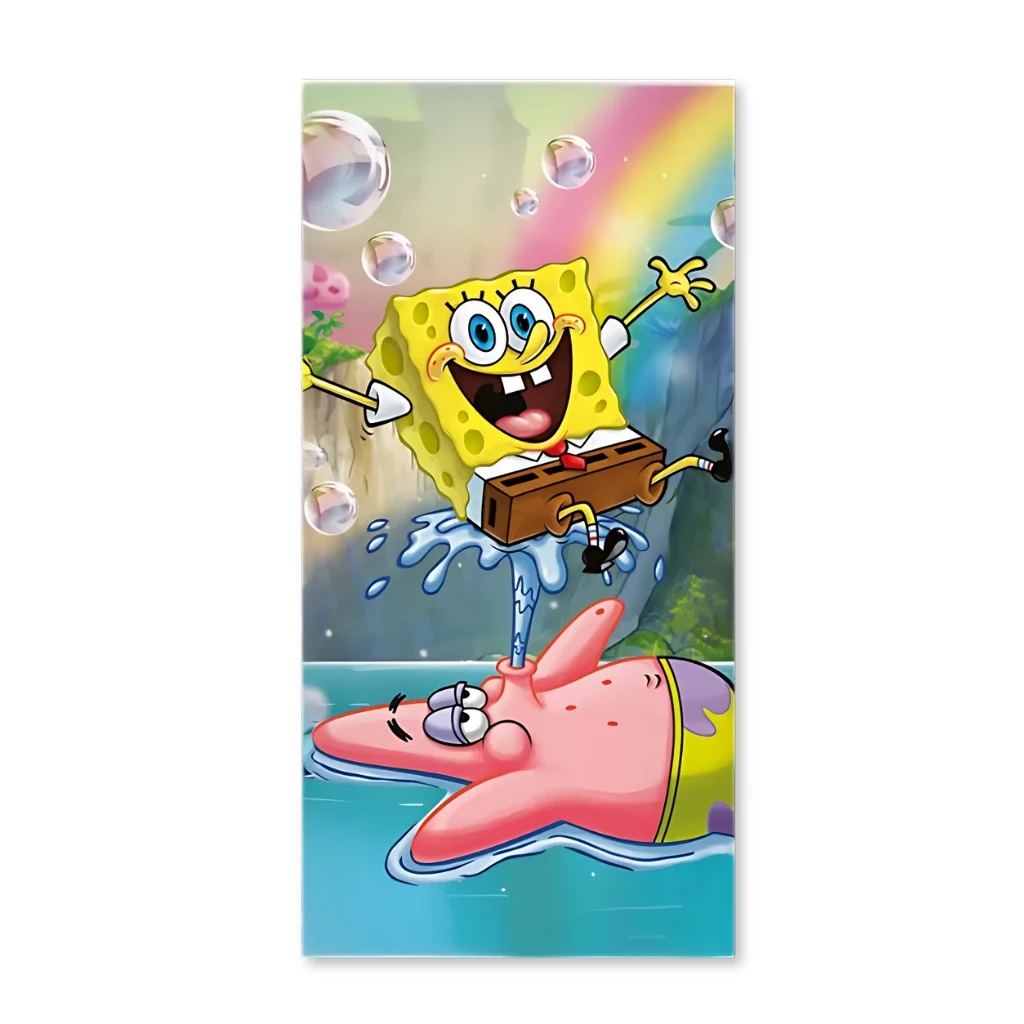 01. SpongeBob 'Paradise' Ručnik Za Plažu, 70x140 Cm