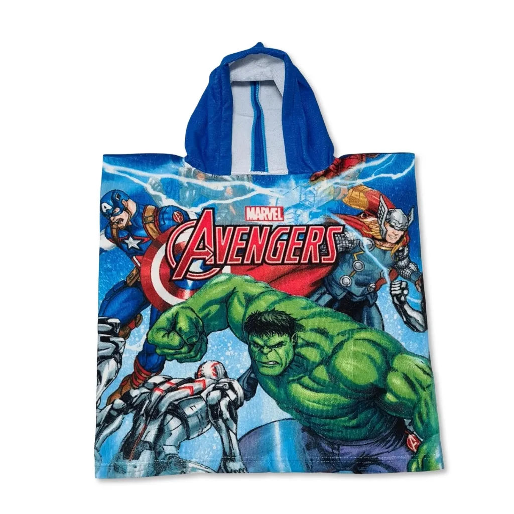 01. Avengers Hulk Dječji Poncho Za Plažu, 50x100 Cmm